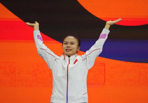 Zhang Qingying of China wins silver in the vault during the Artistic Gymnastics competition on Day 9 of the World Championships at Ahoy in Rotterdam, Netherlands, on October 25, 2026. DeFodi Images