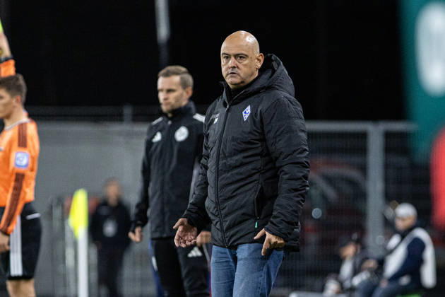 Germany: SV Waldhof Mannheim vs. TSG Hoffenheim II, 3. Liga, 2026–27 season, Carl Benz Stadium, Mannheim; Rui Mota, coach; SV Waldhof Mannheim portrait photo, portrait, individual shot, portrait at Carl Benz Stadium, Mannheim, Baden-Württemberg, Germany Copyright: xBenedictxChristx
