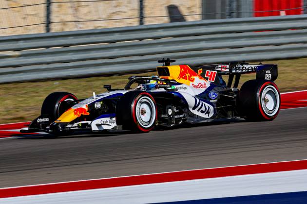 October 25, 2026, Italy: Arvid Lindblad from UK, driving the (41) Visa Cash App RB F1 Team VCARB 02 Red Bull Ford during United States Grand Prix - Austin - Saturday - Qualifying at Circuit of the Americas (COTA) in Austin. Italy - ZUMAm313 20261025_zsp_m313_174 Copyright: xAlessioxMorgesex