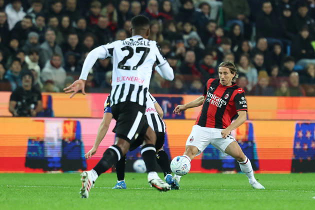 Luka Modric of AC Milan in action during the Serie A 2026 2027 football match between Udinese Calcio and AC Milan at Friuli Bluenergy stadium in Udine (Italy), October 25th, 2026. CesarexPurini
