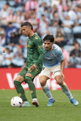 R.C. Celta vs. Real Betis Balompie, La Liga EA Sports,Matchday 10: Nelson de Deossa of Real Betis in action during Matchday 10 of La Liga EA Sports: R.C. Celta vs. Real Betis on October 25, 2026, at Abanca Balaidos Stadium in Vigo, Pontevedra, Spain Copyright: xLuisxlorenzox