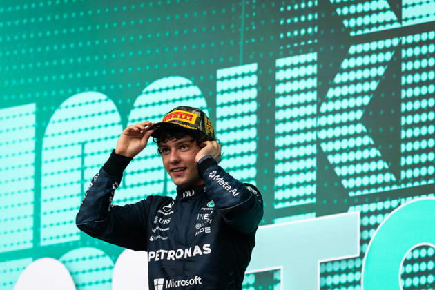 F1 - UNITED STATES GRAND PRIX 2026 KIMI ANTONELLI Andrea (ita), Mercedes AMG F1 Team W16, portrait during the 2026 Formula 1 United States Grand Prix, 18th round of the 2026 Formula One World Championship, WM, Weltmeisterschaft from October 23 to 25, 2026 on the Circuit of the America, in Austin, Texas, United States of America - AustinUnited States  Copyright: xAndrÃ xFerreirax