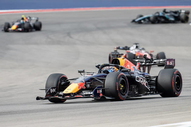 October 25, 2026: Max Verstappen (3) with ORACLE Red Bull Racing F1 Team in action during the championship race at the Formula 1 MSC Cruises United States Grand Prix, Circuit of the Americas. Austin, Texas. CSM Formula One 2026: Formula 1 MSC Cruises United States Grand Prix OCT 25  - ZUMAc04_ 20261025_faf_c04_045 Copyright: xMarioxCantux