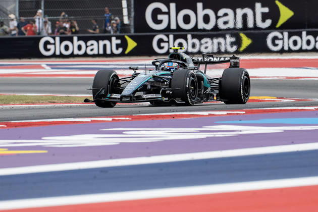 October 25, 2026: Kimi Antonelli (12) with Mercedes-AMG Petronas F1 Team in action during the championship race at the Formula 1 MSC Cruises United States Grand Prix, Circuit of the Americas. Austin, Texas. CSM Formula One 2026: Formula 1 MSC Cruises United States Grand Prix OCT 25  - ZUMAc04_ 20261025_faf_c04_047 Copyright: xMarioxCantux