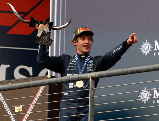 F1 Grand Prix USA - Race Kimi Antonelli celebrates in parc ferme after winning first place in the Formula 1 MSC Cruises United States Grand Prix at Circuit of the Americas in Austin, Texas, United States, on October 25, 2026. Austin Texas United States  Copyright: xStephaniexTacyx originalFilename:tacy-notitle261025_npnfj.jpg