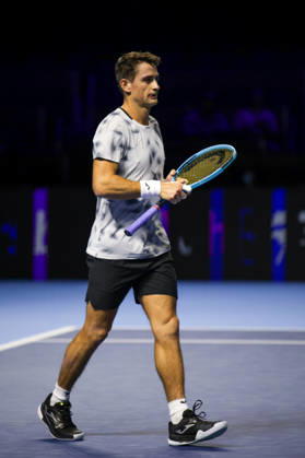 RECORD DATE NOT STATED 26th October 2026; St. Jakobshalle, Basel, Switzerland; ATP, Tennis Herren Tennis, Swiss Indoors Basel, Day 3; first round match; Mariano Navone of Argentina AnthonyxBenoit