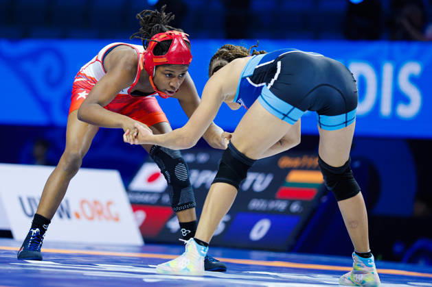 Senior World Championships, 50 kg Open Weight: Morgan Nicole Turner (USA) def. Greili Bencosme Carvajal (CUB) Copyright: xKostadinxAndonovx