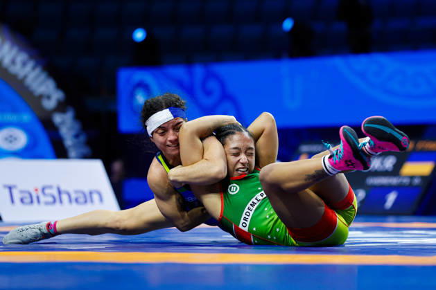 Senior World Championships, 50 kg Open Weight: Nohalis Alejandra Loyo Jimenez (VEN) def. Thalia Oliveira De Freitas (BRA) Copyright: xKostadinxAndonovx