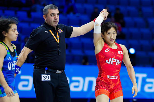 Senior World Championships, 50 kg Open Weight: Yui Susaki (JPN) def. Nohalis Alejandra Loyo Jimenez (VEN) Copyright: xKostadinxAndonovx