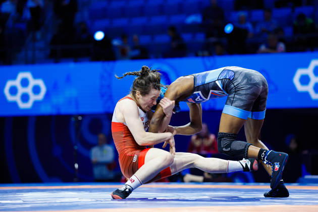 Senior World Championships, 50kg Open Weight: Elizaveta Smirnova (RUS) def. Morgan Nicole Turner (USA) Copyright: xKostadinxAndonovx