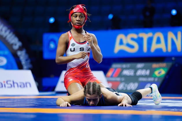 Senior World Championships, 50 kg Open Weight: Morgan Nicole Turner (USA) def. Greili Bencosme Carvajal (CUB) Copyright: xKostadinxAndonovx
