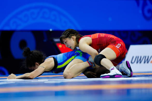 Senior World Championships, 50 kg Open Weight: Yui Susaki (JPN) def. Nohalis Alejandra Loyo Jimenez (VEN) Copyright: xKostadinxAndonovx