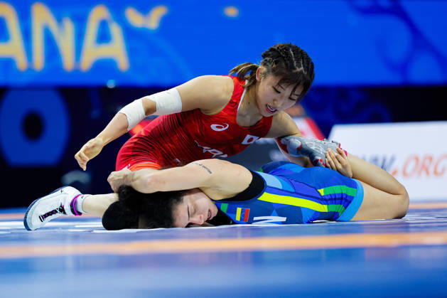 Senior World Championships, 50 kg Open Weight: Yui Susaki (JPN) def. Nohalis Alejandra Loyo Jimenez (VEN) Copyright: xKostadinxAndonovx