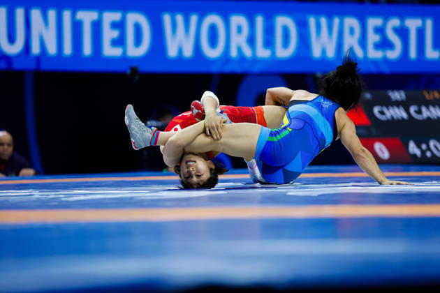 Senior World Championships, 50 kg Open Weight: Yui Susaki (JPN) def. Nohalis Alejandra Loyo Jimenez (VEN) Copyright: xKostadinxAndonovx