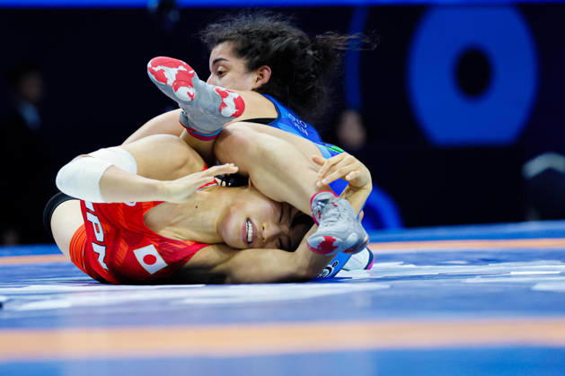 Senior World Championships, 50 kg Open Weight: Yui Susaki (JPN) def. Nohalis Alejandra Loyo Jimenez (VEN) Copyright: xKostadinxAndonovx