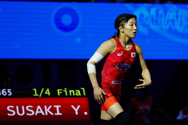 Senior World Championships, 50 kg Open Weight: Yui Susaki (JPN) Copyright: xKostadinxAndonovx