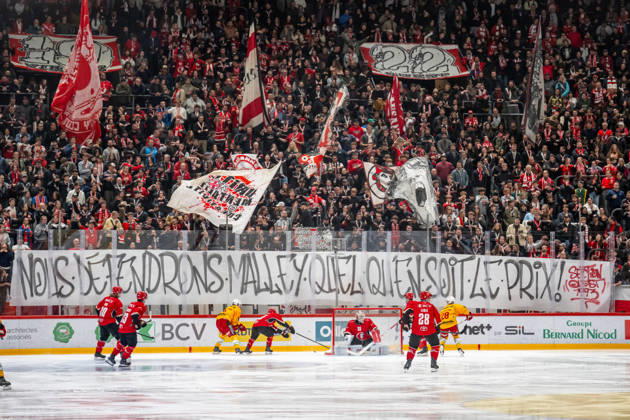 NL: Lausanne HC - SCL Tigers 27.10.2026, Lausanne, Vaudoise Arena, NL: Lausanne HC - SCL Tigers. Banner during the 2026-2027 Swiss National League Ice hockey, Eishockey game between Lausanne HC and SCL Tigers the Tuesday 27.10.2026 at the Vaudoise Arena in Lausanne, Switzerland. Lausanne Vaudoise Arena Vaud Switzerland Copyright: xMediafabxPhotographyxFabricexDexGasperisx MEDIAFAB-HOCKEY-LAUSANNE HC-SCL TIGERS-LAUSANNE-27.10.2026-0017