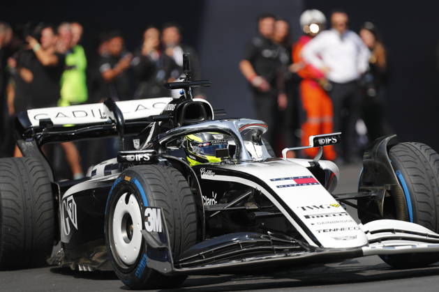 Formula One Show Run in Mexico City Cadillac driver Sergio Perez of Mexico shows his skills during a Formula One Show Run in Mexico City, Mexico, 28 October 2026. The Formula One Grand Prix of Mexico City race takes place on 01 November. MEXICO CITY Mexico  Copyright: xIsaacxEsquivelx