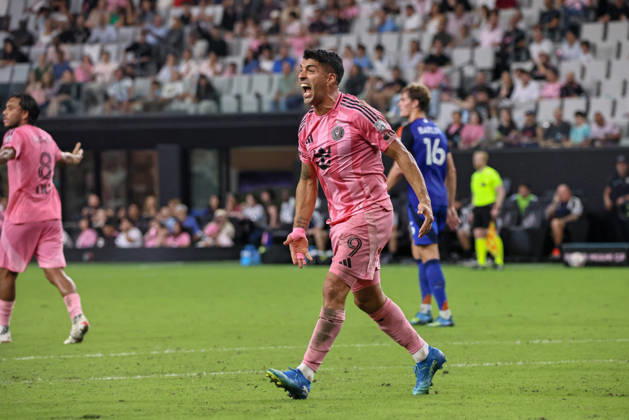 October 28, 2026, Miami, Florida, USA: Inter Miami CF forward Luis SuoÂ¡rez (9) reacts to a close miss during a 2026 MLS, Fussball Herren, USA soccer match between Inter Miami CF and FC Cincinnati. Miami USA - ZUMAa257 20261028_zsp_a257_009 Copyright: xChrisxArjoonx
