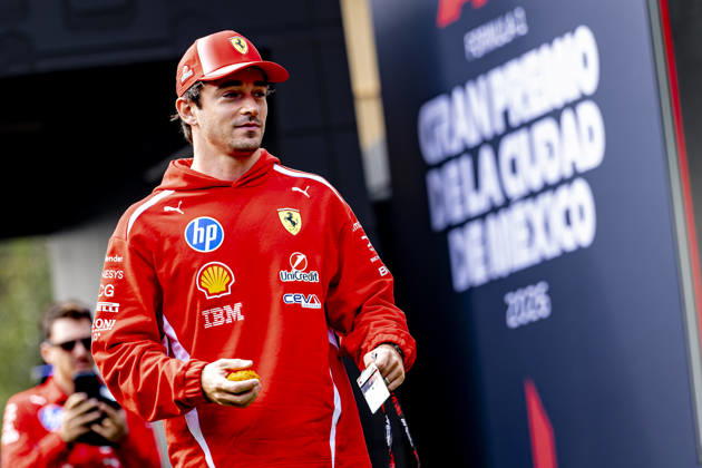 MEXICO CITY: Formula 1 driver Charles Leclerc of Scuderia Ferrari HP during the Formula 1 Mexican Grand Prix at the Autódromo Hermanos Rodríguez on October 29, 2026, in Mexico City, Mexico. Photo by DeFodi Images