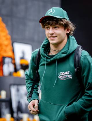 MEXICO - Andrea Kimi Antonelli (Mercedes) arrives ahead of the first free practice session at the Autodromo Hermanos Rodriguez ahead of the Mexican Grand Prix. SEM VAN DER WAL ANP xVIxANPxSportx xxANPxIVx 574116245 originalFilename: 574116245.jpg