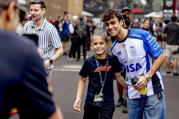 MEXICO CITY: Formula 1 driver Arvid Lindblad of the Visa Cash App Racing Bulls Formula One Team during the Formula 1 Mexican Grand Prix at the Autódromo Hermanos Rodríguez on October 30, 2026, in Mexico City, Mexico. Photo by DeFodi Images