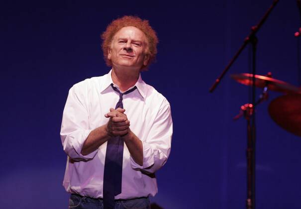 Sänger Art Garfunkel (USA) während eines Konzerts in Berlin