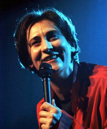 Sängerin K.D. Lang (CAN) während eines Konzertes in Victoria -  (WAP96061325)