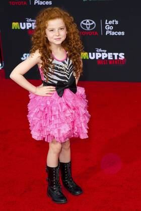 Francesca Capaldi bei der Premiere des Kinofilms Muppets Most Wanted im El Capitan Theatre, Hollywood. Los Angeles, 11.03.2014 Foto:xD.xStarbuckx xFuturexImage