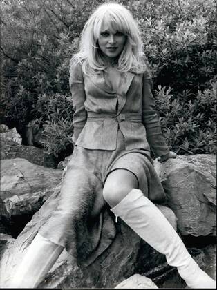 Jun. 06, 1975 - A New Swiss Film Star: Swiss television and cinema is getting a new brilliant and beautiful star with the upcoming of Evelyne Kraft, 23 year old, who some how resembles our famous Ursula Andress. She actuality playing a little part in the American German co-production The Swiss Conspiracy with Santa Berger and Elke Sommer.  - ZUMAk09