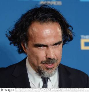Director Alejandro Gonzalez Inarritu speaks with reporters backstage after winning the award for Outstanding Directorial Achievement in Feature Film for The Revenant during the 68th annual Directors Guild of America Awards at the Hyatt Regency Century Plaza in Los Angeles on February 6, 2016. LAP2016020656 JIMxRUYMEN
