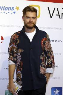 director Lukas Dhont pictured during the premiere of Hollywood aan de Schelde of director Robbe De Hert, part of the 12th edition of the Oostende Film festival, Friday 14 September 2018. NICOLASxMAETERLINCK 05425852