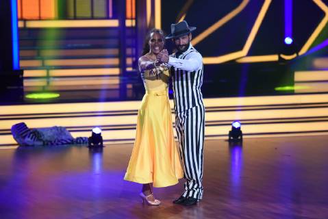 Barbara Becker Massimo Sinato during the 2 Lets Dance RTL live show at the MMC Studios in Cologne on 22 03 2019
