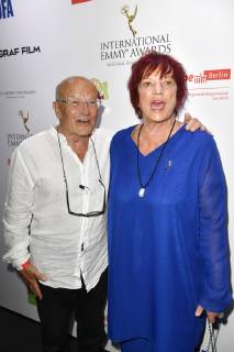Volker Schlöndorff and Regina Ziegler at the reception for the Semi Final Round of Judging of the International Emmy Awards 2019 at the China Club Berlin, 26 06 2019 Foto:xF.xKernx xFuturexImage