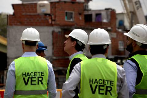 October 22, 2018 - Buenos Aires, Buenos Aires, Argentina - Buenos Aires Deputy-Mayor Diego Santilli on 13 July 2019 in Buenos Aires, Argentina. Investments in public works grew by a high percentage in an election year. Buenos Aires Argentina  - ZUMAn230 20181022_zaa_n230_457 Copyright: xCarolxSmiljanx