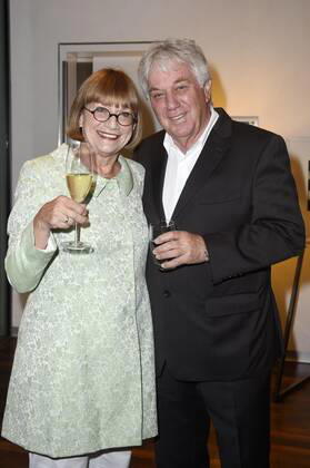Rolf Zuckowski with his wife Monika Zuckowski at the ALS Night 2019 in the representative office of the Würth Group Berlin, 16 09 2019 Foto:xN.xKubelkax xFuturexImage