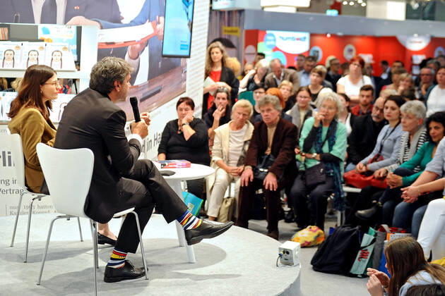Frankfurt Book Fair 2019 Journalist Deniz Yücel on 16 10 2019 at the Frankfurt Book Fair 20191016MWI6798