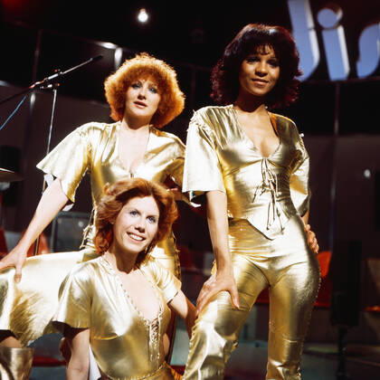 Silver Convention, deutsche Disco-Formation, Deutschland 1975. German disco band Silver Convention , Germany 1975. Copyright: KPA Nur redaktionelle Nutzung. Editorial usage only. UnitedArchives55003051 !ACHTUNG AUFNAHMEDATUM GESCHÄTZT!
