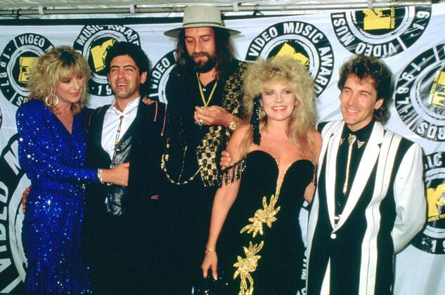Fleetwood Mac photographed at the MTV Video Music Awards in 1987. Copyright: xScottxWeinerx