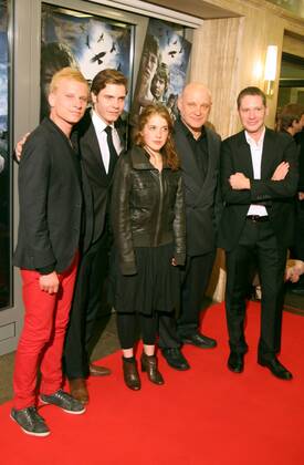 30her cinema by Robert Stadlober, Daniel Brühl, Paula Kalenberg, Christian Redl and Marco Kreuzpainter at the German premiere of Krabat in the Lichtburg Essen, red carpet, red carpet, actor, cinema tv, cinema, Essen NRW Germany, Germany Copyright: xPOP-EYExDiverse Herbstx 00168411_00168411
