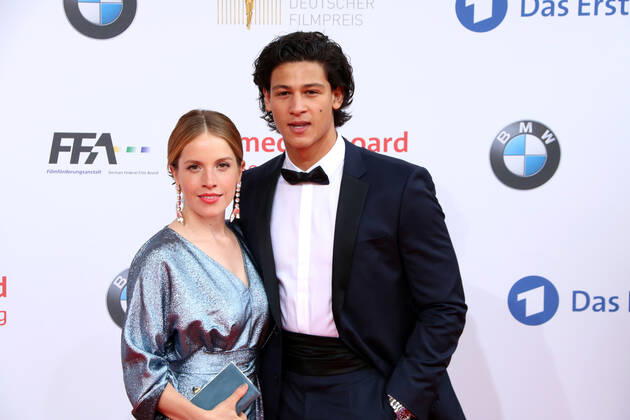 15 Paula Kalenberg and Emilio Sakraya at the Lola German Film Award ceremony in Berlin, Messehallen, on 27 4 2018 Berlin Germany, Germany Copyright: xPOP-EYE Buggex 10095382__lola341