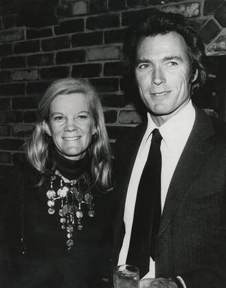 Clint Eastwood Los Angeles.CA.USA. LIBRARY. Clint Eastwood and Maggie Johnson (Maggie Eastwood) in the early 1970s. The couple were legally married 1953-1984. LMK30-SLIB190520PBOR-003 