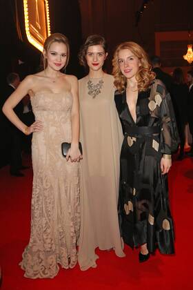 Emilia Schuele, Liv Lisa Fries and Paula Kalenberg at the party at the HOERZU 50 Golden Camera Awards 2015 at the Hamburg Messe und Congress GmbH in Hamburg Copyright: xEventpressx