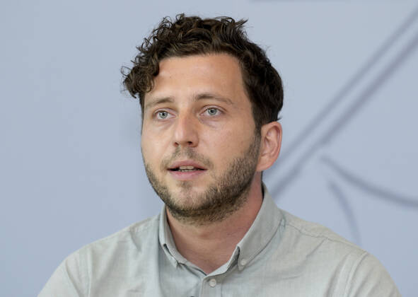 Felix BANASZAK , Co Chairman of Buendnis 90 Die Gruenen von Nordrhein Westfalen , 17 08 2021 Felix BANASZAK , Co Chairman of Buendnis 90 Die Gruenen of North Rhine Westphalia , 17 08 2021