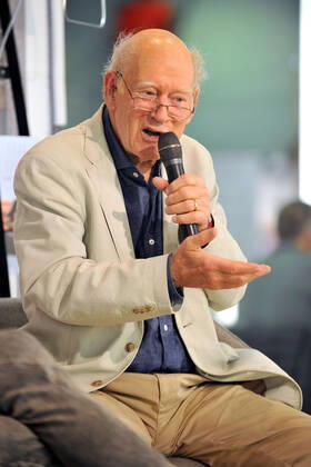 Frankfurt Book Fair 2021 Author Franz Hohler on 22 10 2021 at the Frankfurt Book Fair 20211022MWI14212