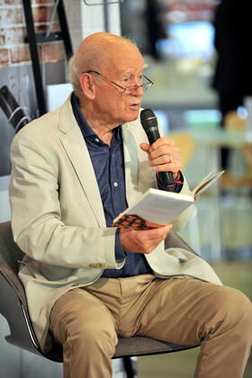 Frankfurt Book Fair 2021 Author Franz Hohler on 22 10 2021 at the Frankfurt Book Fair 20211022MWI14182