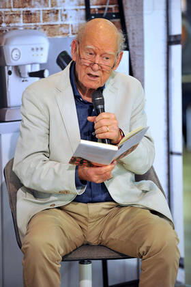 Frankfurt Book Fair 2021 Author Franz Hohler on 22 10 2021 at the Frankfurt Book Fair 20211022MWI14188
