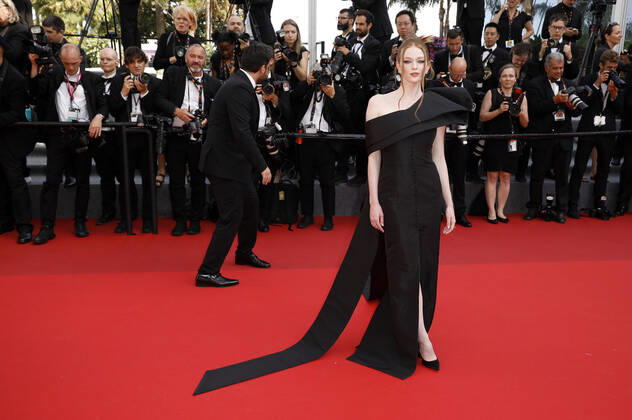 Larsen Thompson at the premiere of the feature film Triangle of Sadness at the Festival de Cannes 2022 75 Cannes International Film Festival at the Palais des Festivals Cannes, 21 05 2022. Foto:xS.xGabschx xFuturexImage