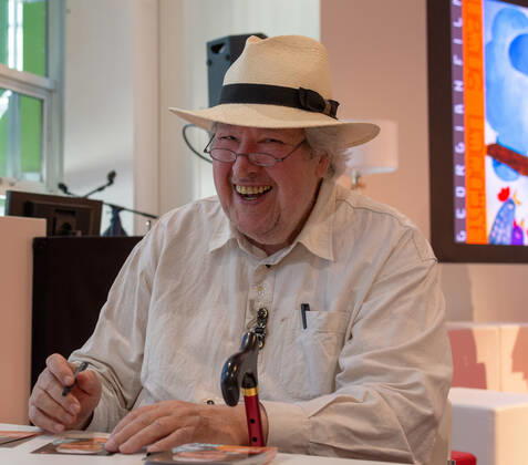 FRANKFURT AM MAIN, Germany - October 13 2018: Helmut Krauss at 70th Frankfurt Book Fair Buchmesse Frankfurt FRANKFURT AM MAIN, Germany - October 13 2018: Helmut Krauss at 70th Frankfurt Book Fair Buchmesse Frankfurt Copyright: xZoonar.com MarkusxWissmannx zoonar_12744184