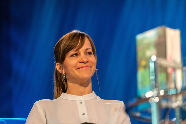FRANKFURT AM MAIN, Germany - October 20 2019: Tabea Steiner at 71st Frankfurt Book Fair Buchmesse Frankfurt FRANKFURT AM MAIN, Germany - October 20 2019: Tabea Steiner (swiss author) at 71st Frankfurt Book Fair Buchmesse Frankfurt Copyright: xZoonar.com MarkusxWissmannx zoonar_14523087